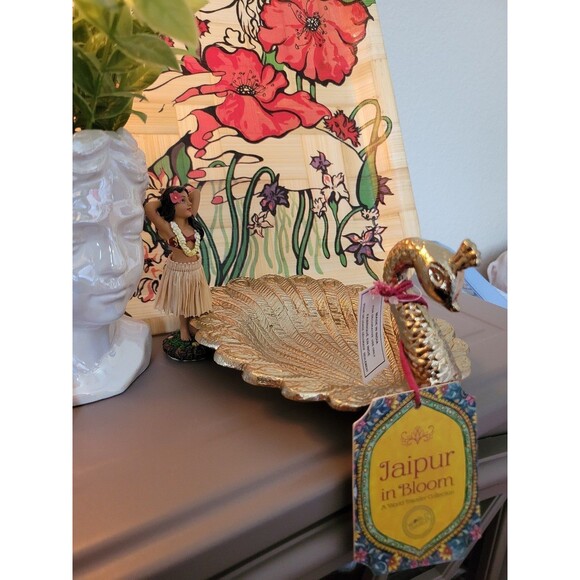 Gold Peacock Jewelry/Soap Dish - Picture 7 of 10